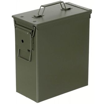 Cutie de muniție americană MFH, cal. 50, mare, PA 60, metal, verde OD