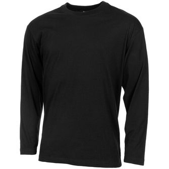 Tricou american cu mânecă lungă MFH, negru, 170 gsm