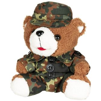 MFH Ursuleț de pluș în uniformă, BW camuflaj, aprox. 28 cm