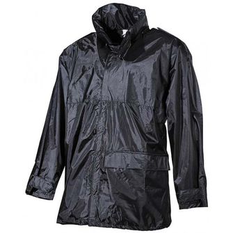 Jachetă impermeabilă MFH din PVC, negru