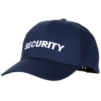Șapcă MFH - mărime reglabilă, brodată Securitate, albastru