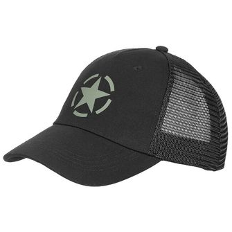 Șapcă MFH Trucker Cap, mărime reglabilă, negru