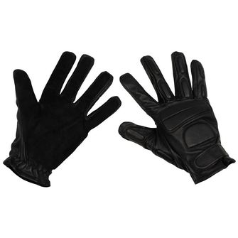 Mănuși MFH mănuși din piele cu căptușeală, culoarea neagră