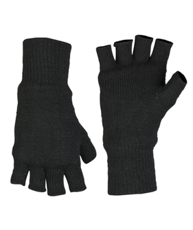 Mănuși tricotate fără degete Mil-tec Thinsulate™, negru