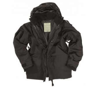 Jachetă de iarnă Mil-Tec de iarnă cu trei straturi impermeabilă, negru