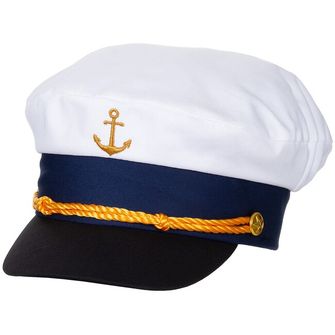 MFH Șapcă de marinar, ancoră brodată cu aur