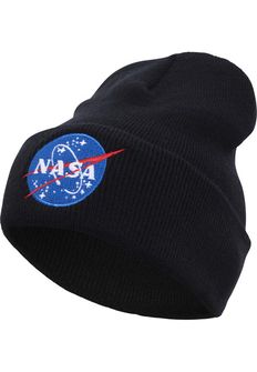 NASA Beanie Insignia căciulă de iarnă, neagră