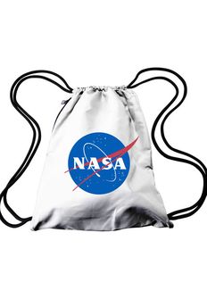 NASA Gym rucsac sport, alb