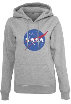 NASA Insignia hanorac pentru femei cu glugă, gri