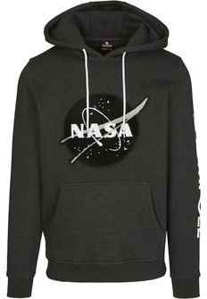 NASA Southpole Insignia Logo hanorac cu glugă pentru bărbați, charcoal