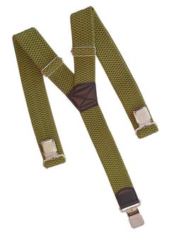 Clip pentru bretele pantaloni Natur, verde deschis