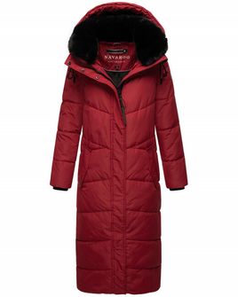 Navahoo HINGUCKER jachetă de iarnă pentru femei cu glugă, roșu închis