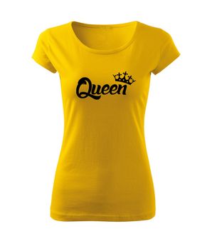 DRAGOWA tricou de damă queen, galben 150g/m2