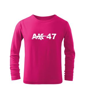 DRAGOWA Tricouri lungi copii AK47, roz