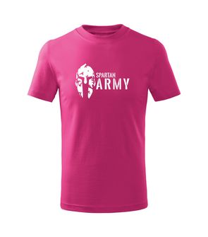 DRAGOWA Tricou de copii scurt Spartan army, roz