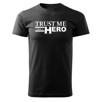 DRAGOWA tricou hero, negru 160g/m2