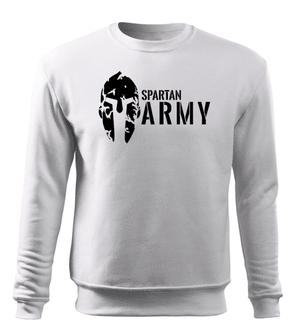 DRAGOWA Hanorac bărbati spartan army, alb 300g/m2