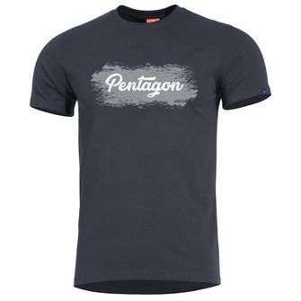 Pentagon Grunge tricou, negru