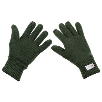 MFH Mănuși tricotate cu izolație 3M™ Thinsulate™, verde OD