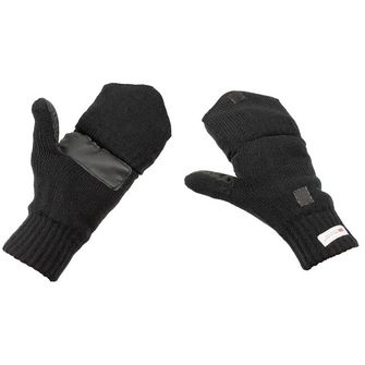 MFH Mănuși tricotate cu izolație 3M™ Thinsulate™, negru