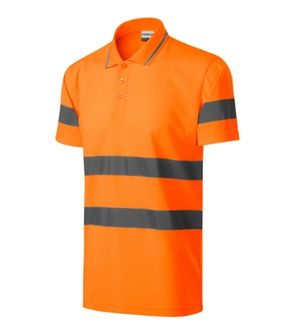 Rimeck HV Runway tricou polo reflectorizant de siguranță, portocaliu fluorescent