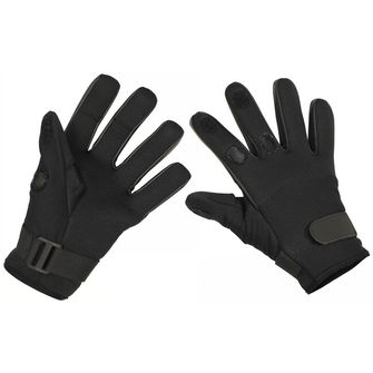 Mănuși din neopren MFH cu plasă, negru