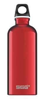 SIGG Traveller Sticlă de aluminiu pentru băut SIGG Traveller 0,6 l roșu