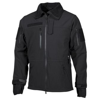 Jachetă profesională MFH Professional Softshell High Defence, negru
