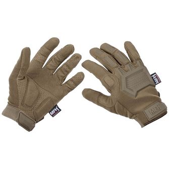 Mănuși tactice MFH Professional Tactical Gloves Action, maro coiot