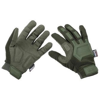 Mănuși tactice MFH Professional Tactical Gloves Action, verde OD