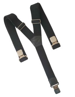 Bretele natur pentru pantaloni, negru
