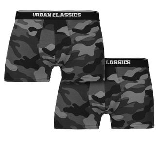 Urban Classics boxeri bărbați 2-pack, darkcamo