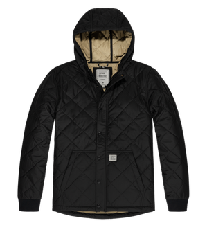 Jachetă Vintage Industries Byron, neagră