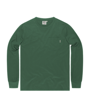 Vintage Industries Grant cămașă cu mânecă lungă cu buzunare Grant, verde aprins