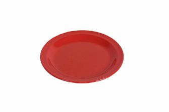 Waca Farfurie plată din melamină 23,5 cm diametru roșu