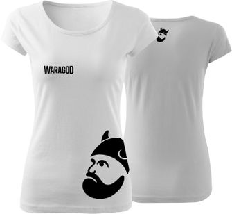 WARAGOD tricou de damă BIGMERCH, alb 150g/m2