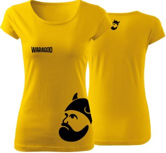 WARAGOD tricou de damă BIGMERCH, galben 150g/m2