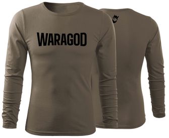 WARAGOD Fit-T tricou cu mânecă lungă FastMERCH, oliv 160g/m2
