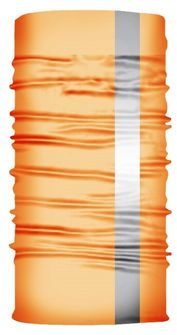 Eșarfă multifuncțională WARAGOD Värme, portocaliu fluorescent