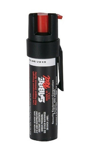 Spray de apărare de buzunar SABRE RED cu clemă, 22 ml