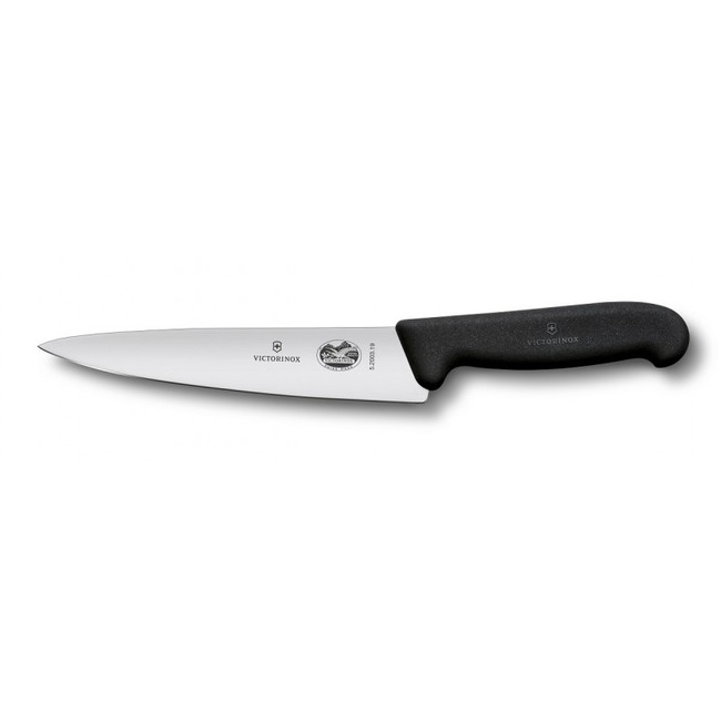 Victorinox cuțit de bucătărie fibrox 12cm lamă, negru