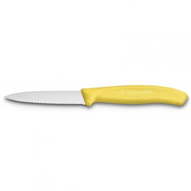 Victorinox cuțit de bucătărie universal 19cm zimțat galben