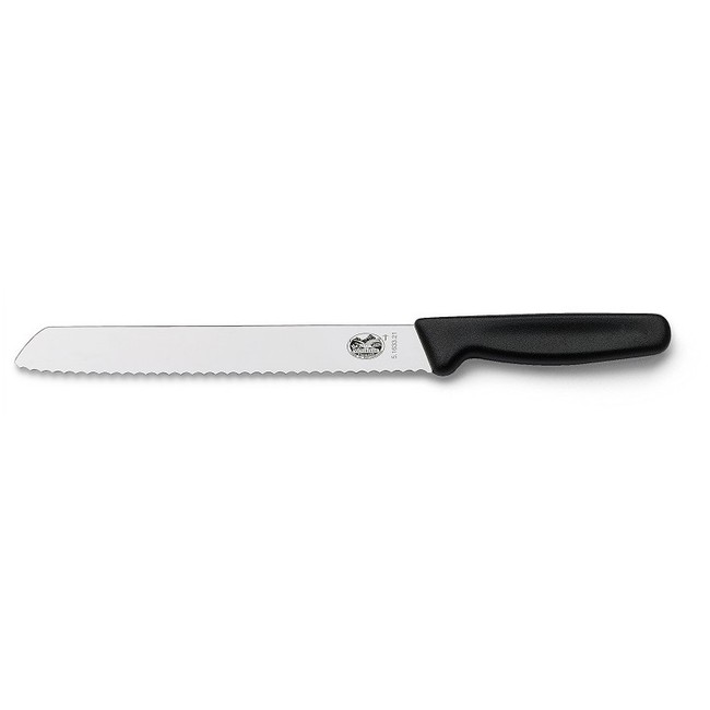 Victorinox cuțit pentru pâine și produse de panificație 21cm lama,negru