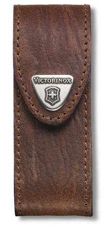 Victorinox husă de piele - maro, standard max. 91mm