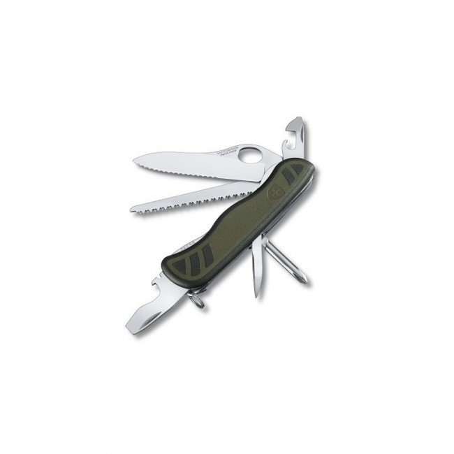 Victorinox cuțit de buzunar verde-negru 111mm Swiss Army