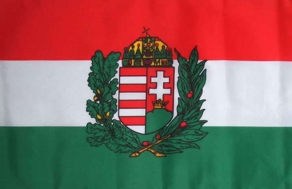 Steagul Ungariei cu stemă, 150cm x 90cm